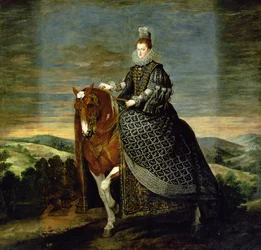 Porträt von Königin Margarete von Österreich (1584-1611), 1629-35